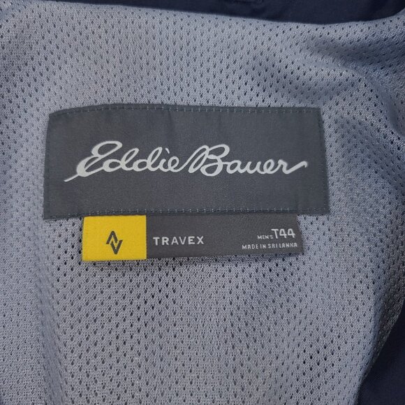 Eddie Bauer Jacket Mens 44T Voyager Travel Blazer Blue Travex Sport Coat Field - Picture 6 of 9